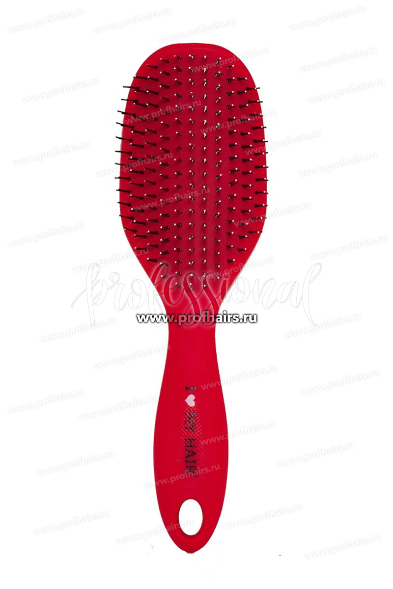 Ginko Spider Classic 1502S Щетка для расчесывания волос Красная, матовая размер L