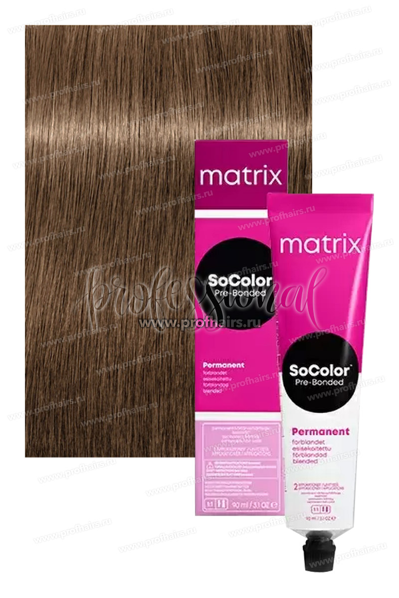 Matrix SoColor Pre-Bonded 8N Светлый блондин 90 мл.