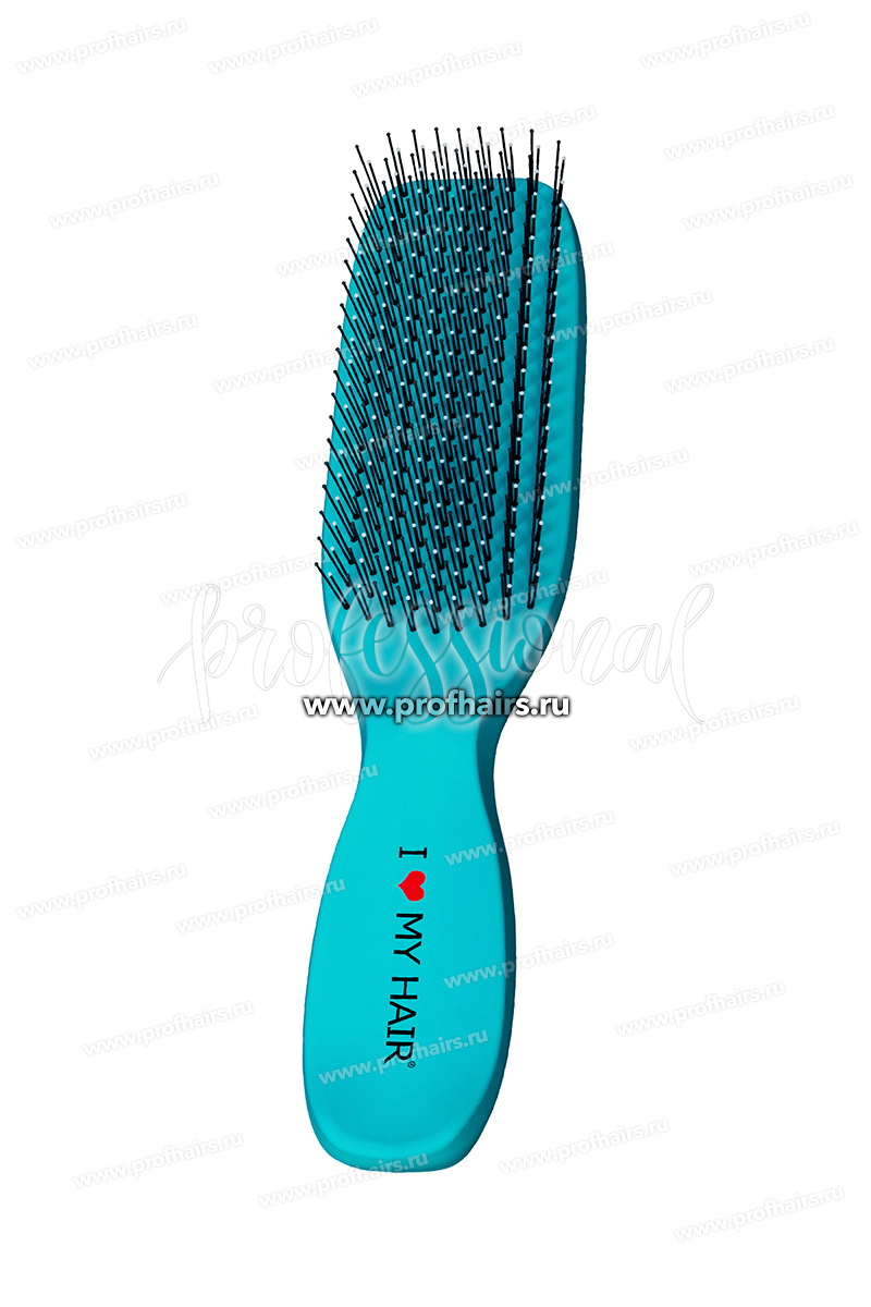 I LOVE MY HAIR Spider Classic Soft 1503S Щетка для расчесывания волос Бирюзовая матовая размер S