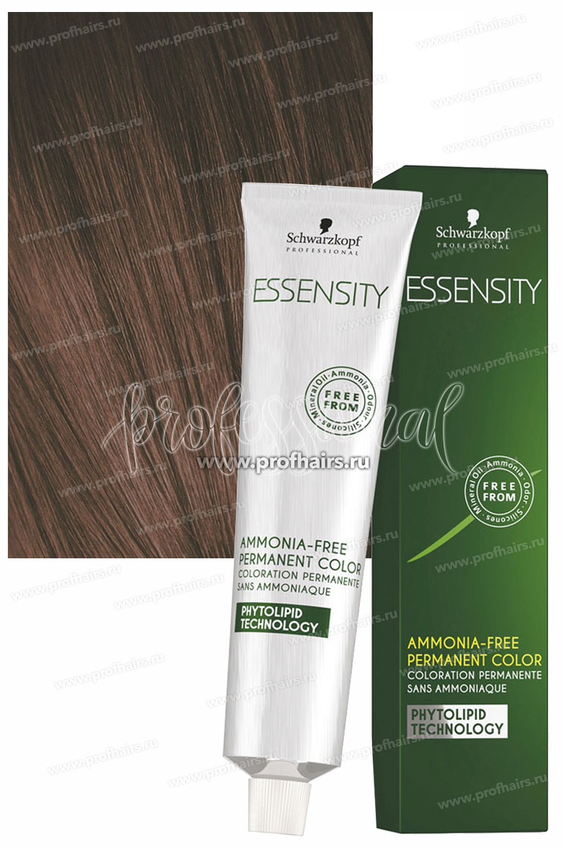 Schwarzkopf Essensity 6-68 Темный русый шоколадный красный Безаммиачный краситель 60 мл.
