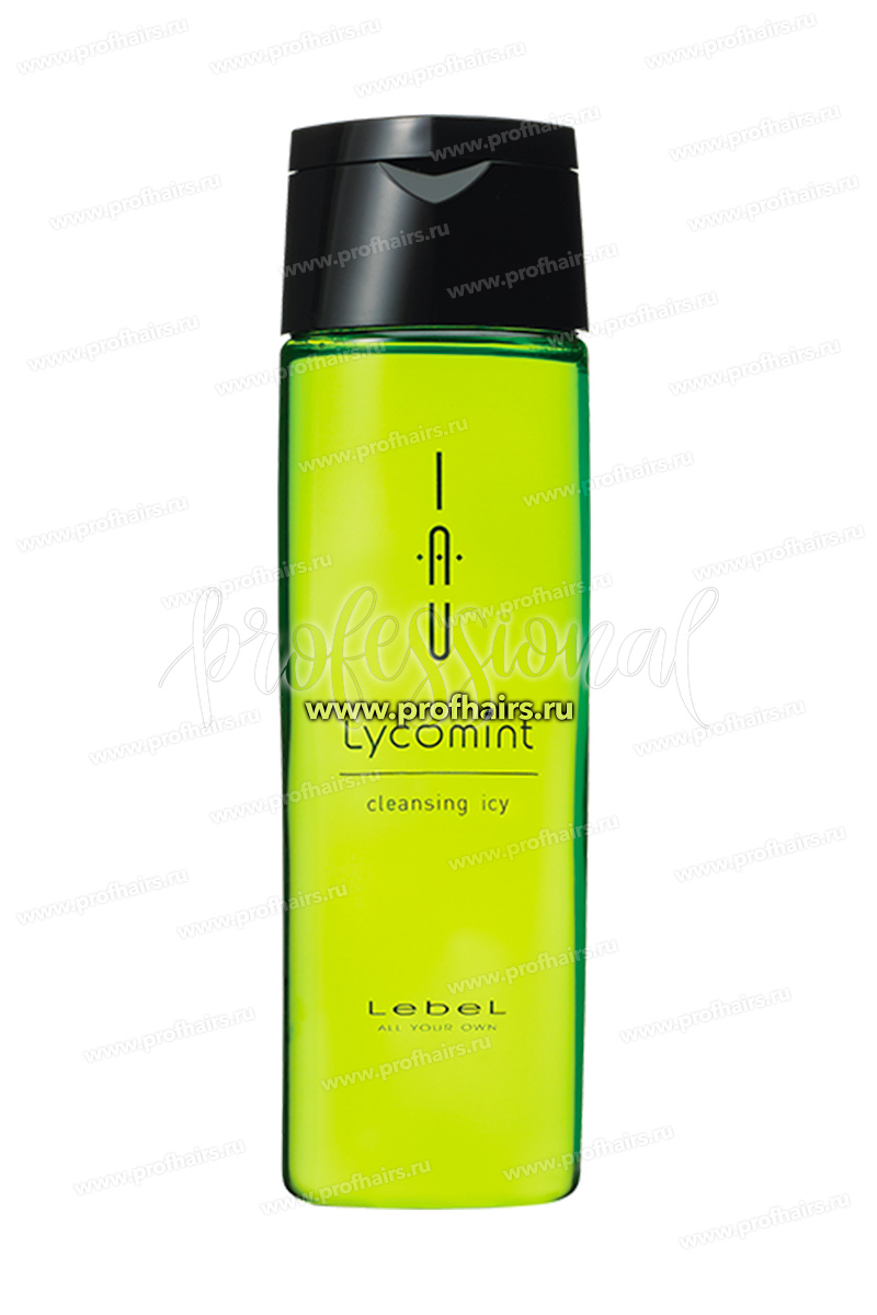 Lebel IAU Lycomint Cleansing Icy Очищающий шампунь с эффектом антивозрастного ухода и морозной свежести 200 мл.