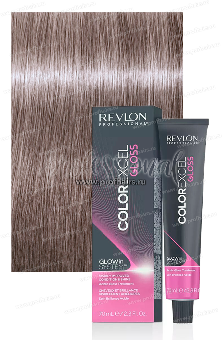 Revlon Color Excel Gloss 9.11 Кислотный краситель Грифельный 70 мл.