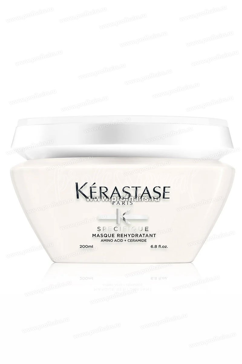 Kerastase Specifique Rehydratant Легкая гель-маска мгновенно нормализует уровень увлажнения волос 200 мл.