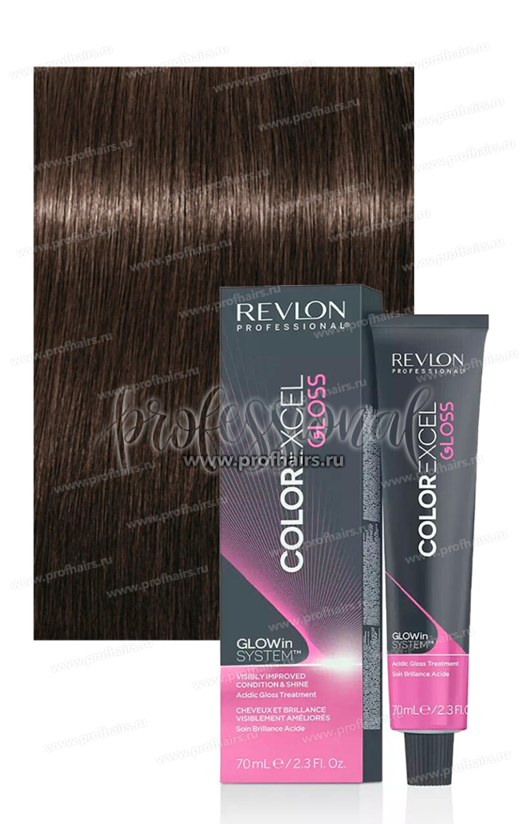 Revlon Color Excel Gloss 5.1 Кислотный краситель Графитовый 70 мл.