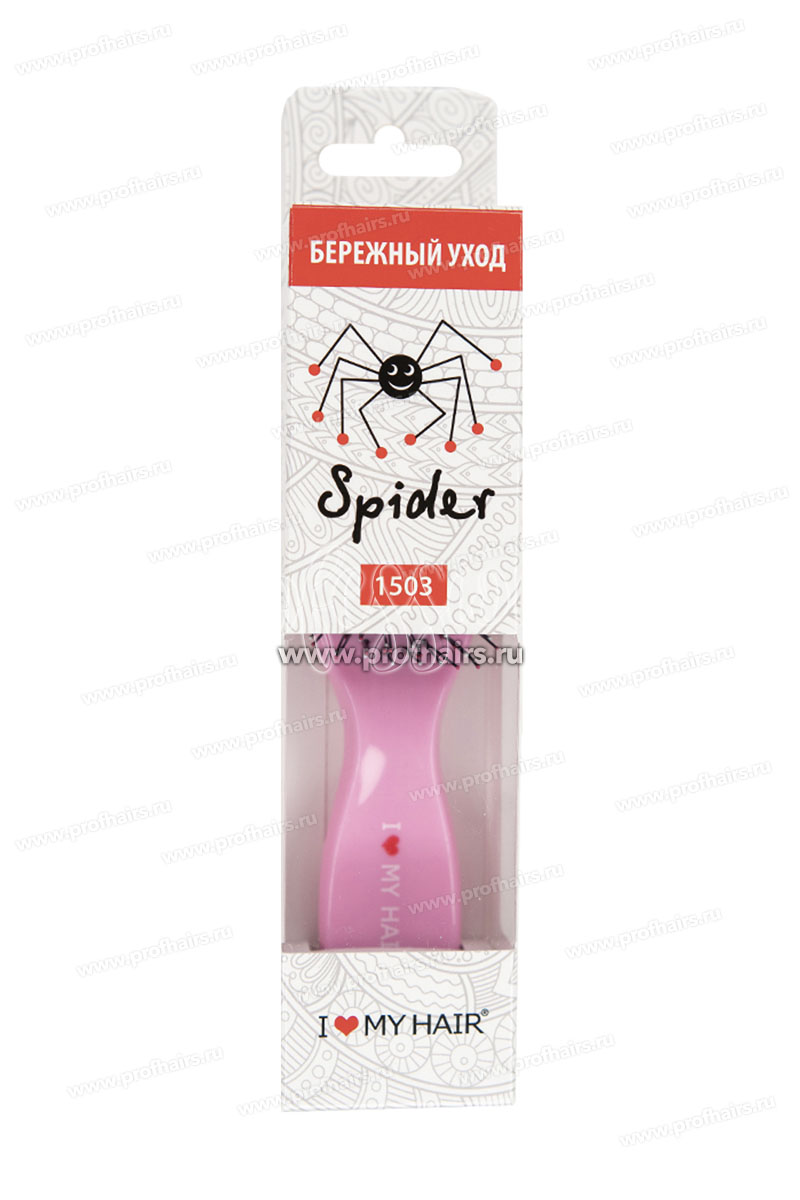 Ginko Spider Classic 1503 Щетка для расчесывания волос Розовая