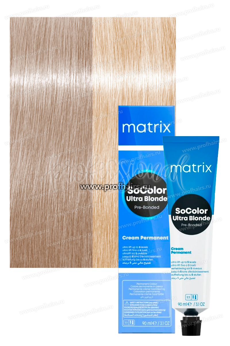 Matrix SoColor Pre-Bonded UL-P/.9 Ультра Блонд жемчужный 90 мл.