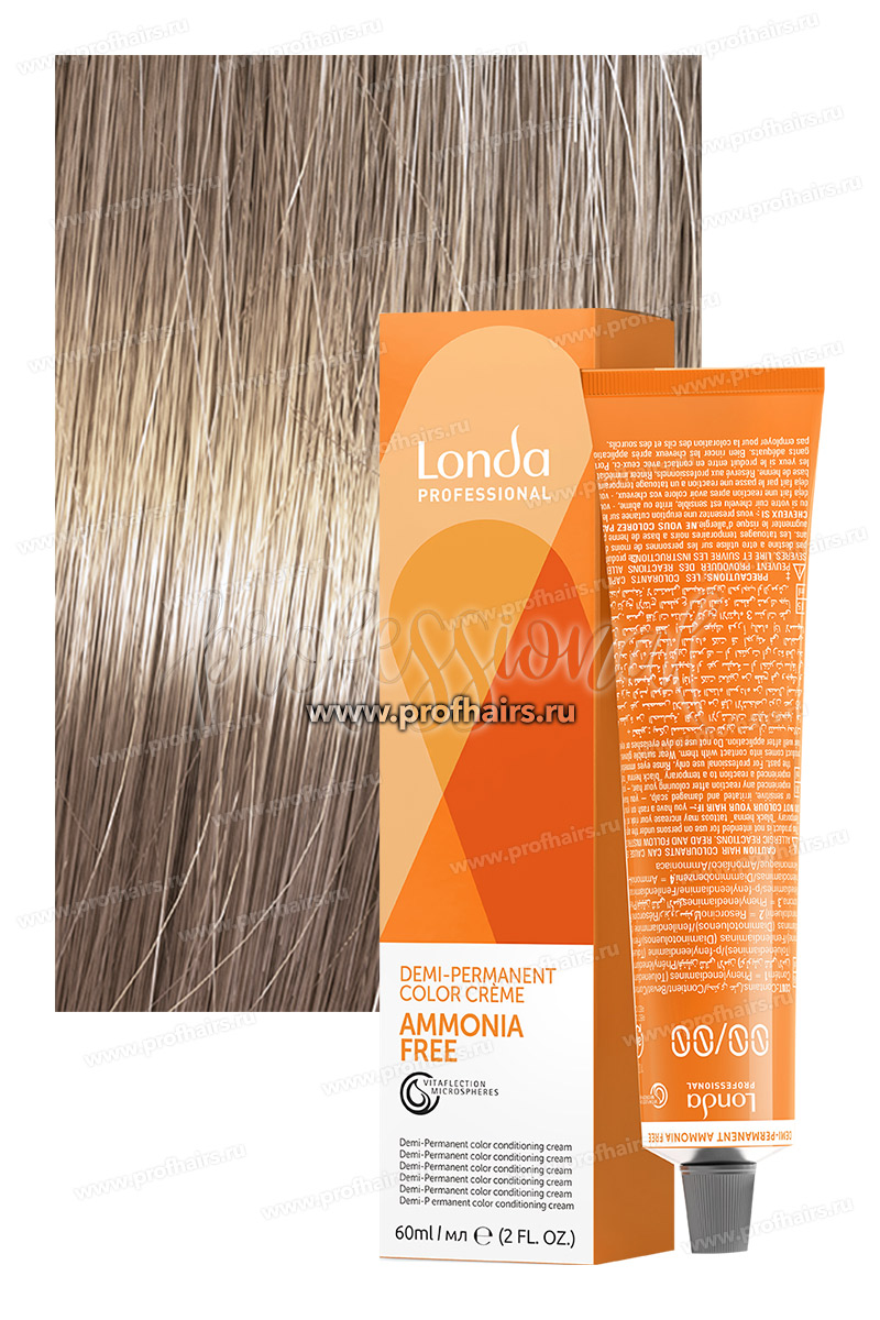 Londa Ammonia-Free 8/81 Светлый блонд перламутрово-пепельный Интенсивное тонирование 60 мл.