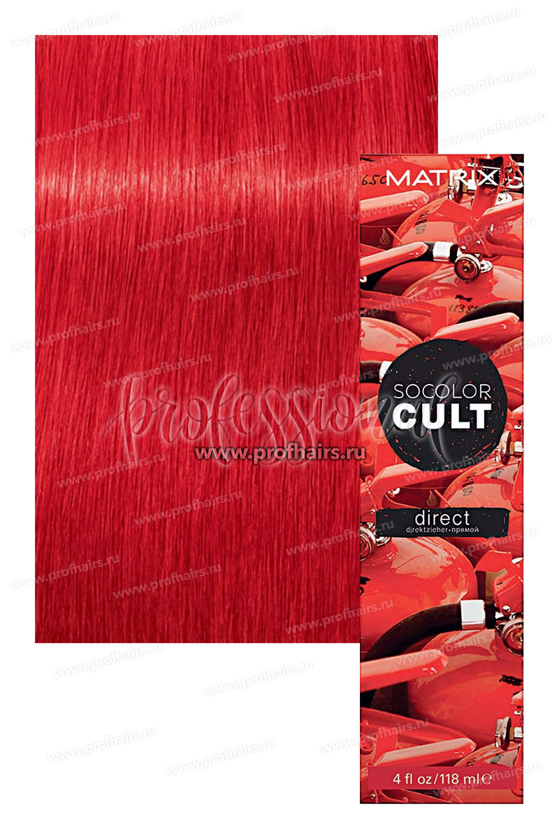 Matrix Socolor Cult Red Hot Страстный алый  Прямой краситель 118 мл.