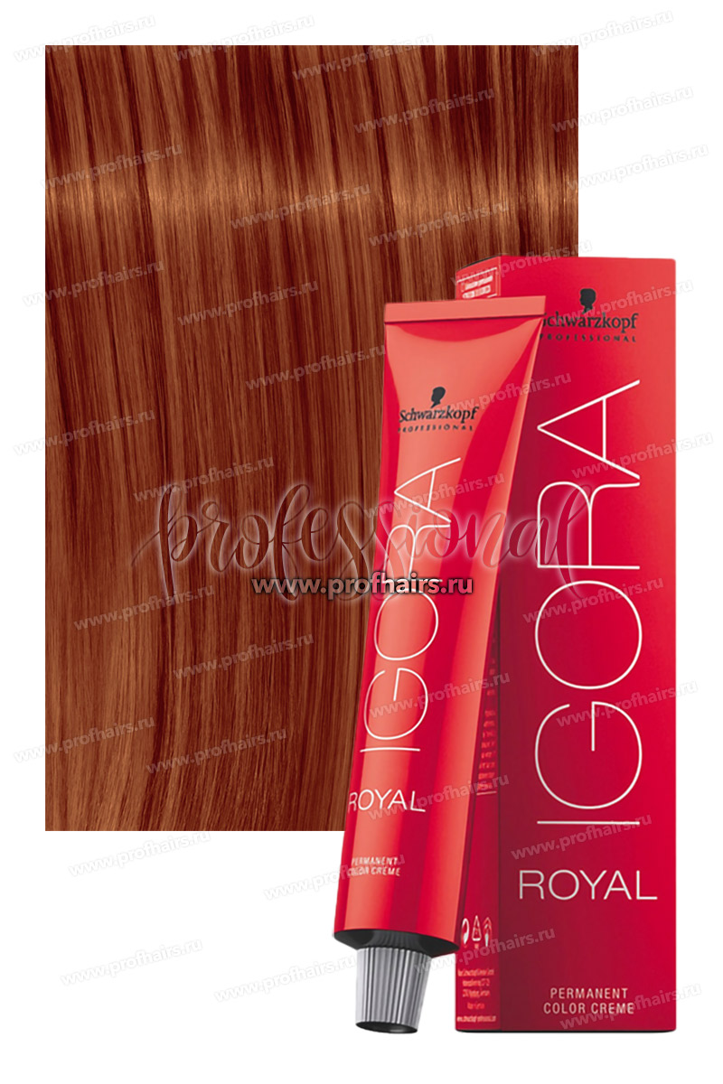 Schwarzkopf Igora Royal NEW 6-77 Краска для волос темный русый медный экстра 60 мл.