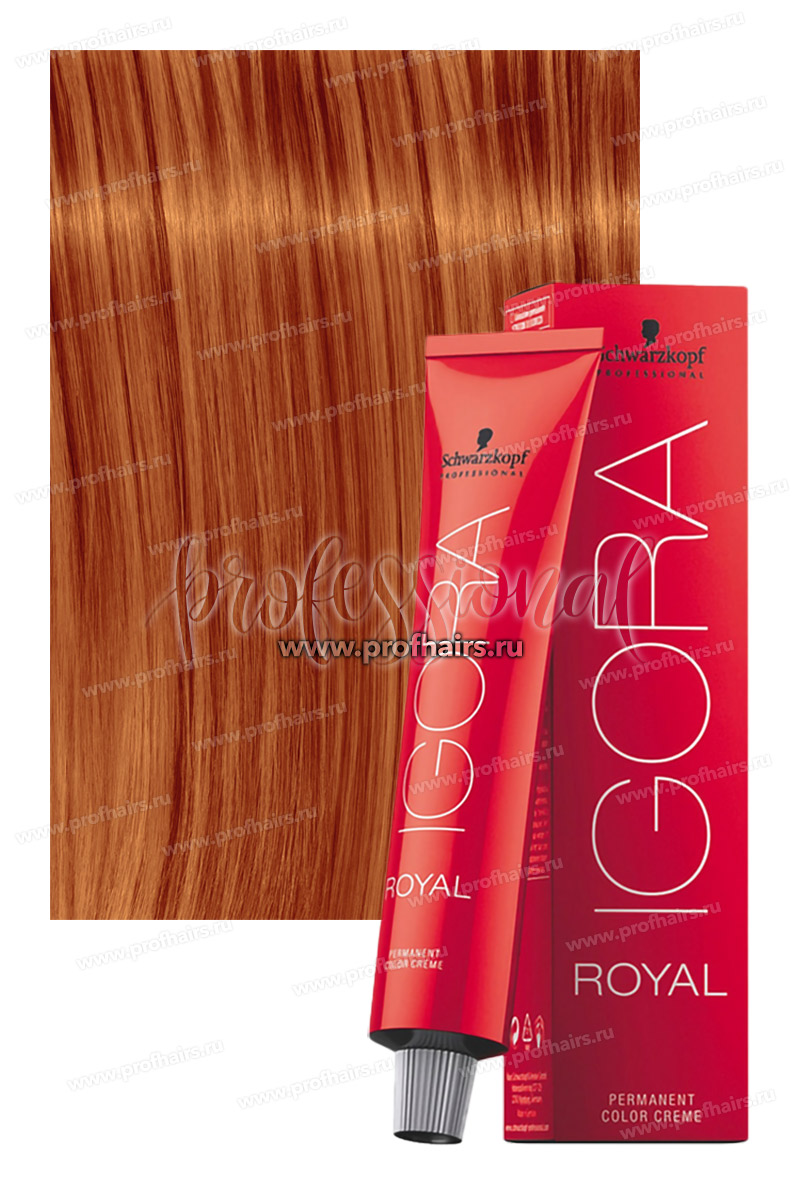 Schwarzkopf Igora Royal NEW 7-77 Краска для волос Средний русый медный экстра 60 мл.