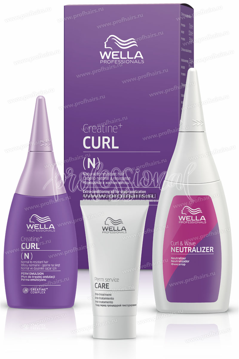 Wella Creatine+ Curl (N) Набор для формирования локонов для нормальных и жестких волос