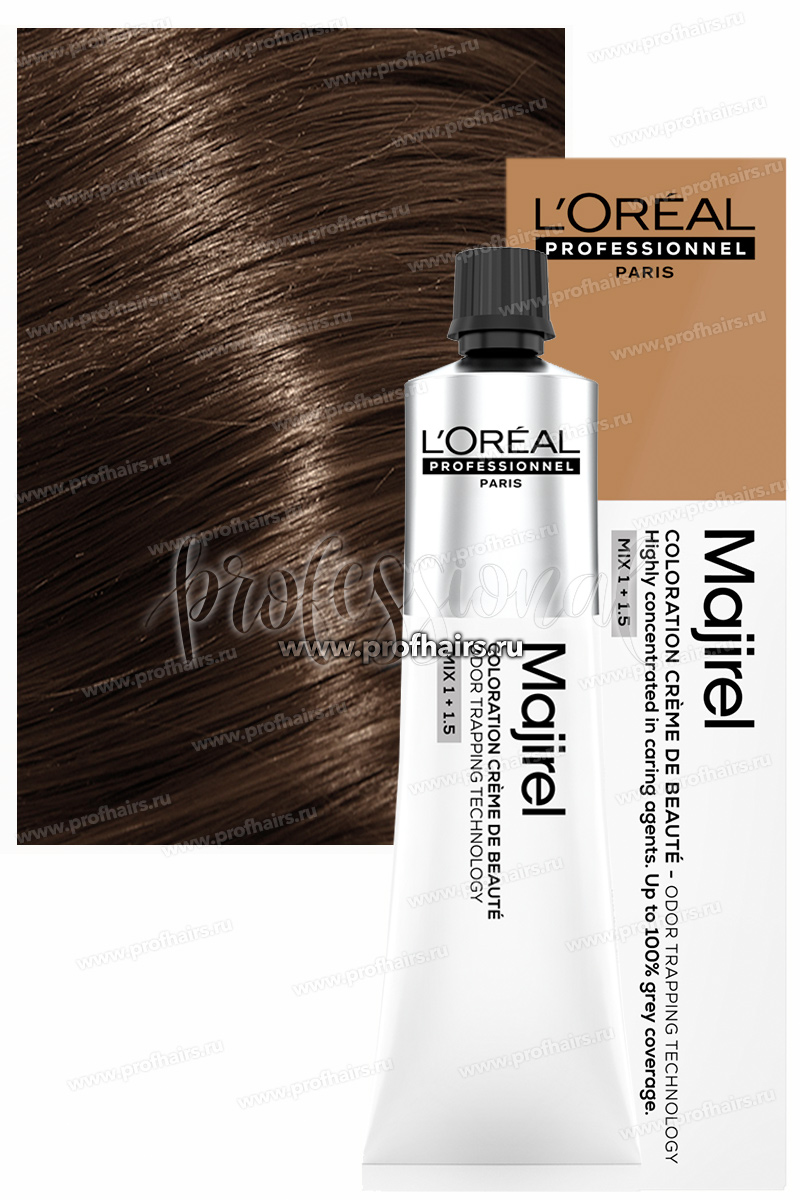 L'Oreal Majirel Мажирель 6-8 Темный блондин Мокка 60 мл.