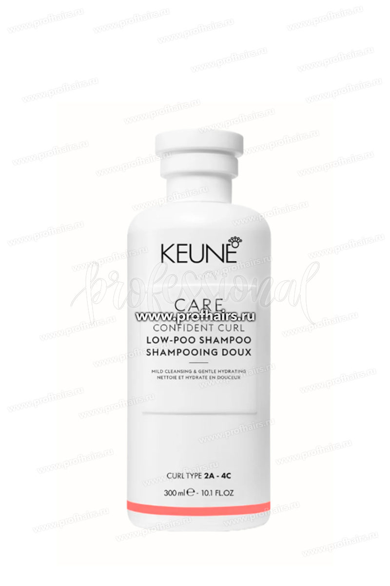 Keune Care Confident Curl Low-Poo Shampoo Бессульфатный шампунь для вьющихся волос 300 мл. 