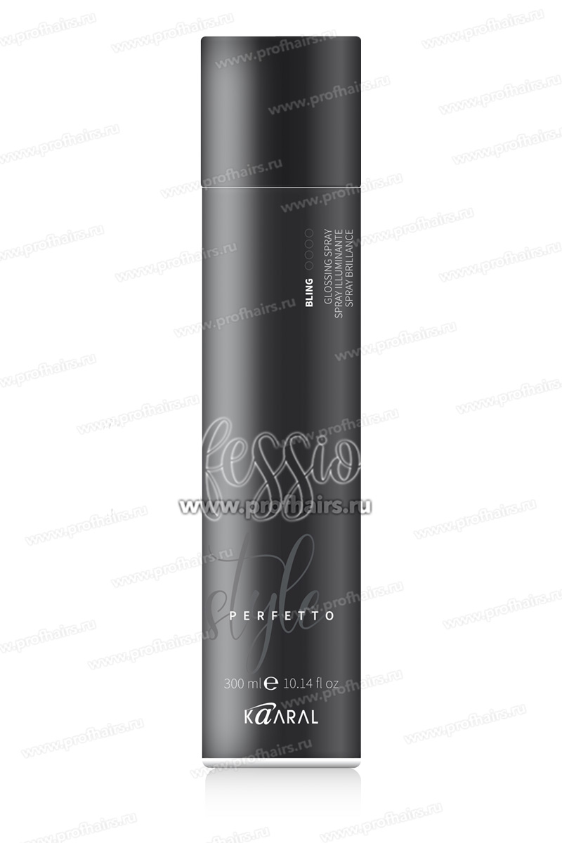 Kaaral Style Perfetto Bling Glossing Spray Спрей-защита от курчавости и для придания блеска 300 мл