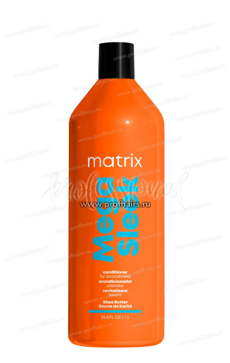 Matrix Total Results Mega Sleek Conditioner Кондиционер для гладкости непослушных волос с маслом ши 1000 мл.