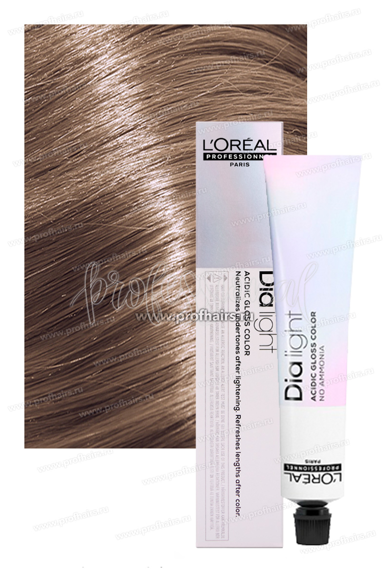L'Oreal Dia Light 8.21 Светлый блондин перламутровый пепельный 50 мл.