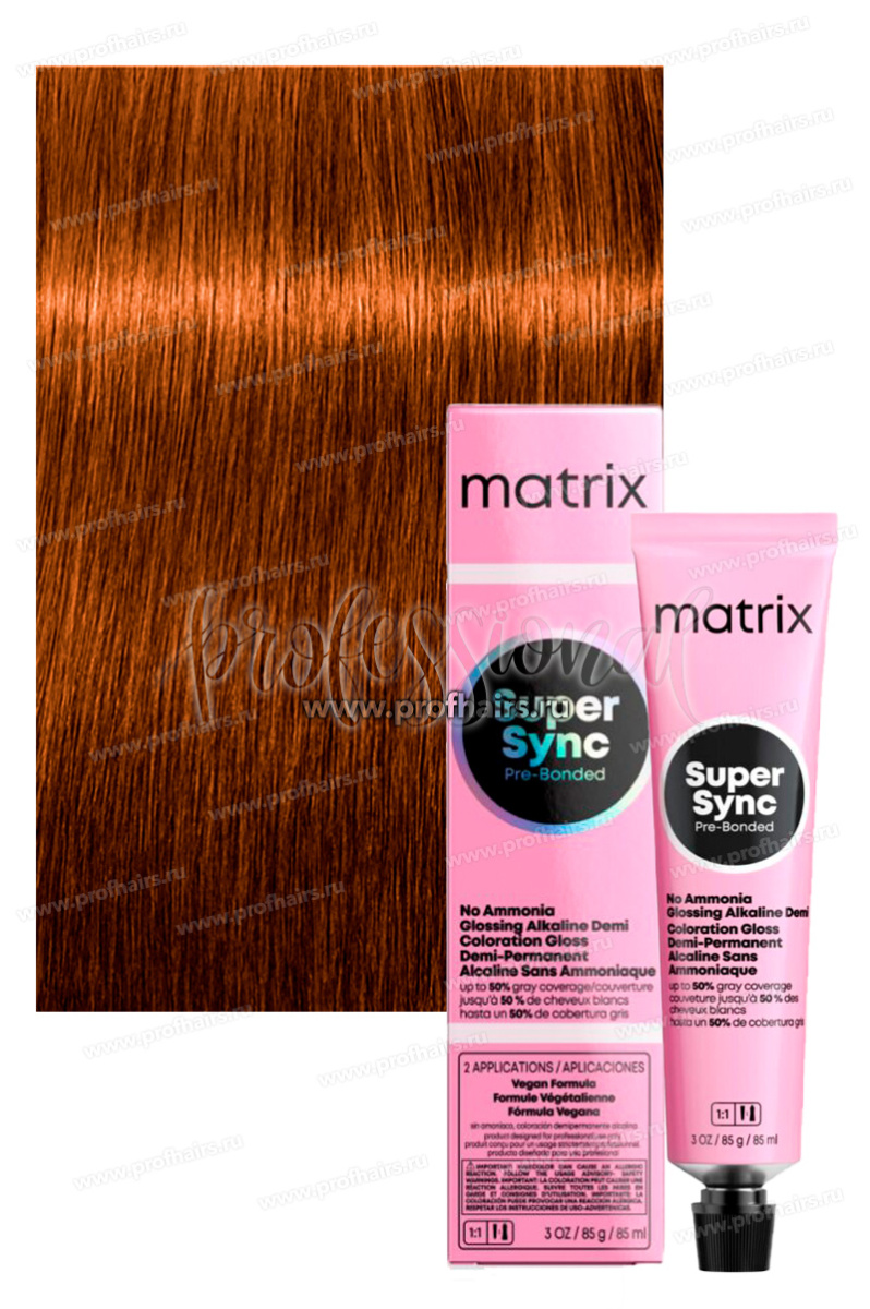Matrix Super Sync Pre-Bonded 6CG/6.43 Темный блондин медно-золотистый 90 мл.
