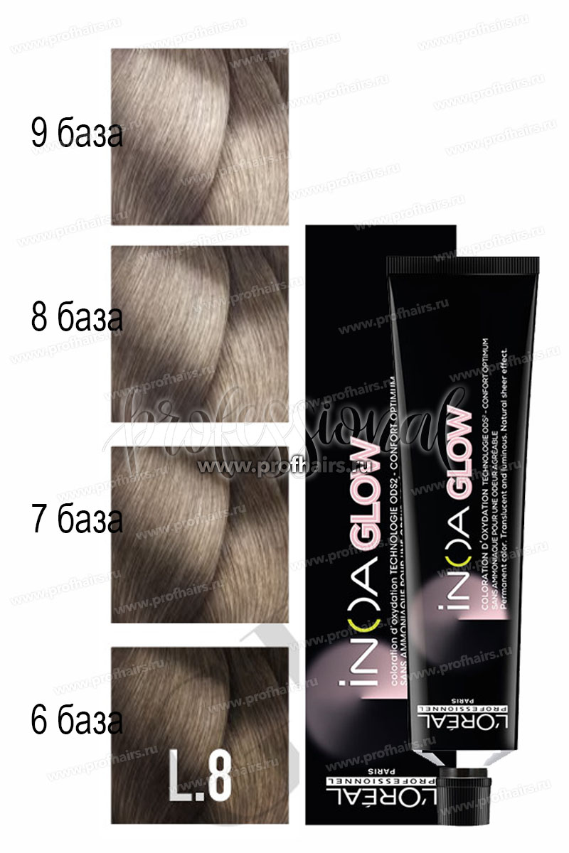 L'Oreal Inoa Glow Light Sweet Mocha L.8 Мокка 60 мл.