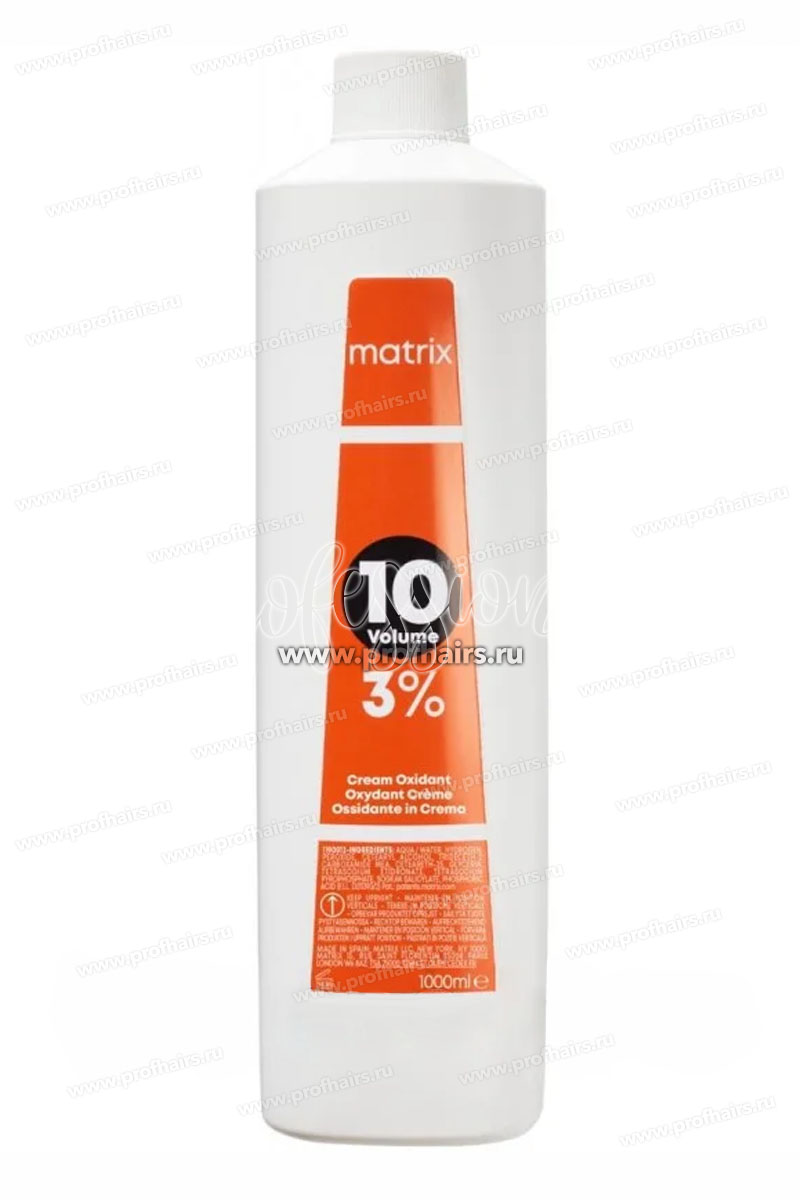 Крем-оксидант  Matrix Cremes Oxydants 3% 10 Vol. 1000 мл.