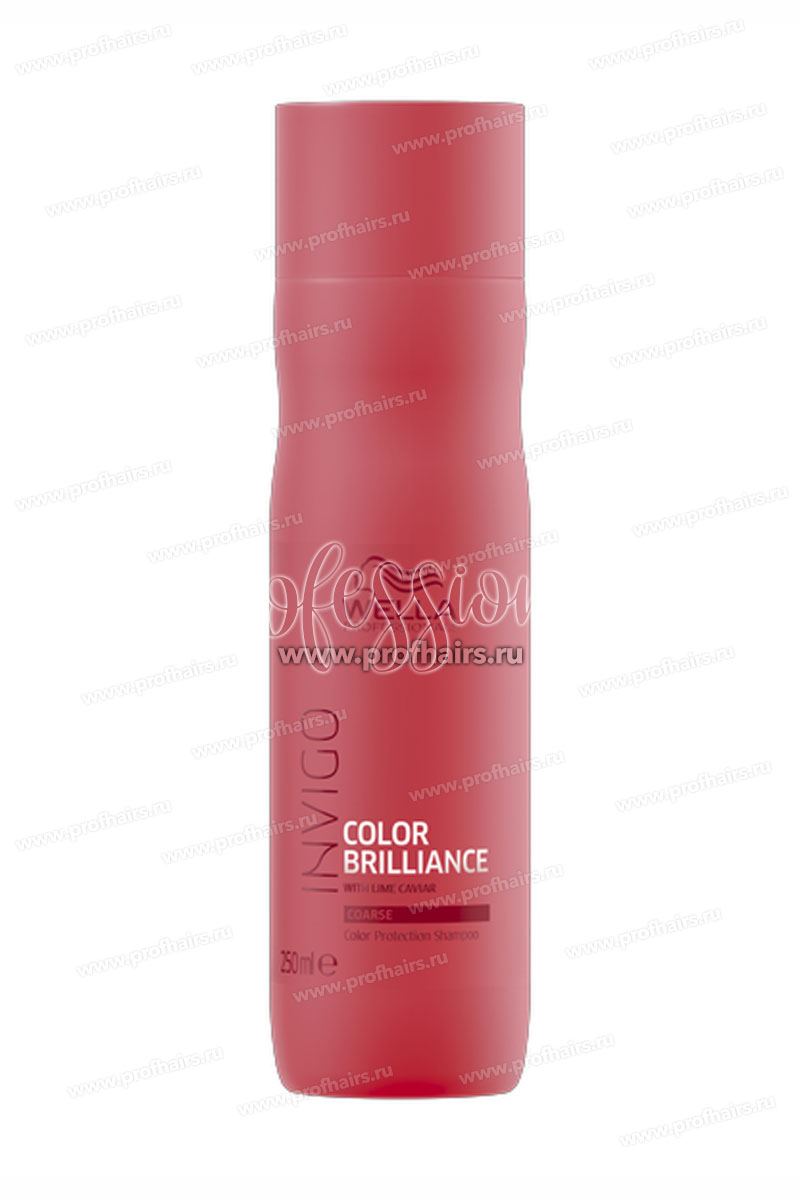 Wella Invigo Color Brilliance Шампунь для защиты цвета жестких волос 250 мл.
