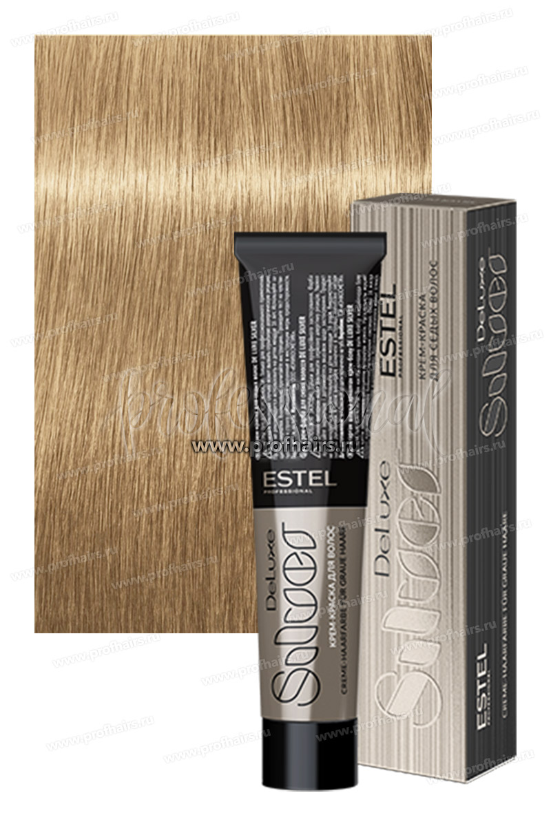 Estel De Luxe Silver 10/31 Светлый блондин золотисто-пепельный  Крем-краска для седых волос 60 мл.