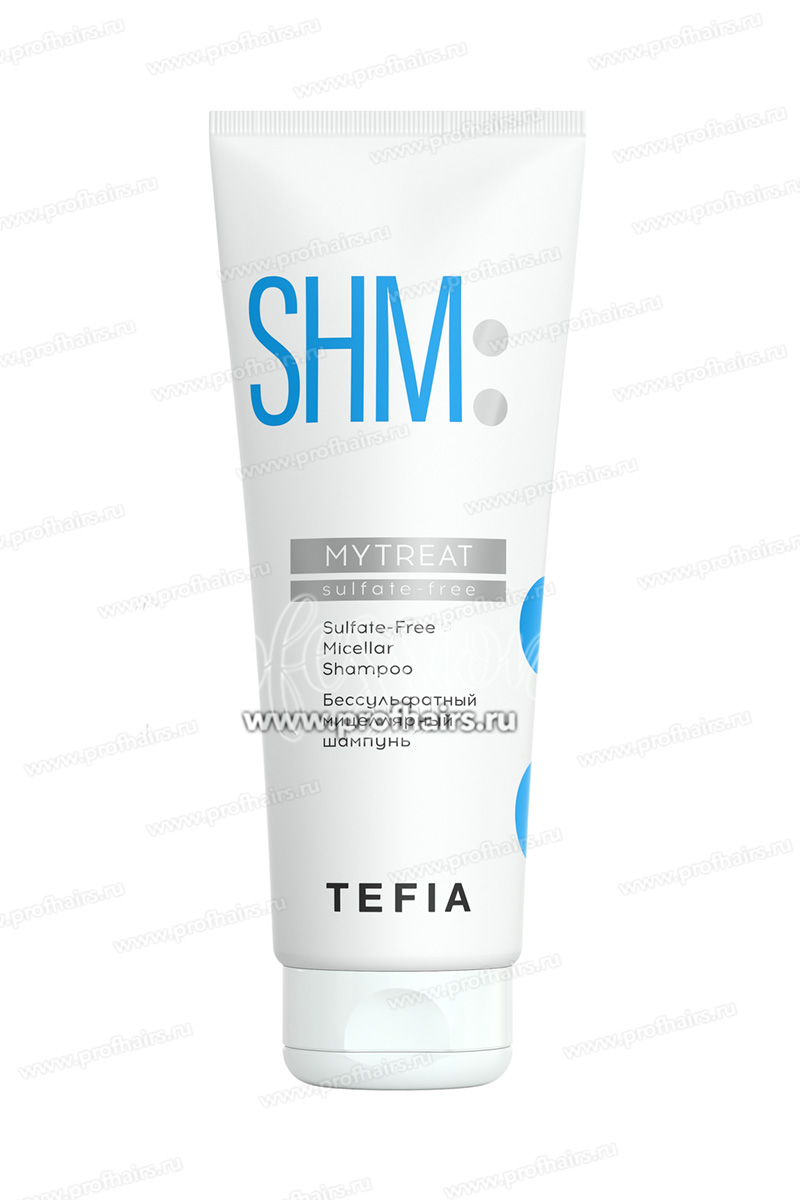 Tefia MYTREAT Sulfate-Free Micellar Бессульфатный мицеллярный шампунь для волос 250 мл.