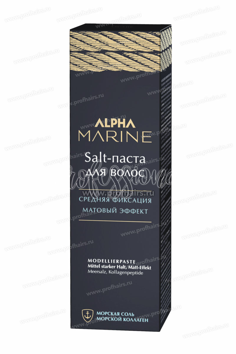Estel Alpha Marine Salt-паста для волос с матовым эффектом 100 мл.