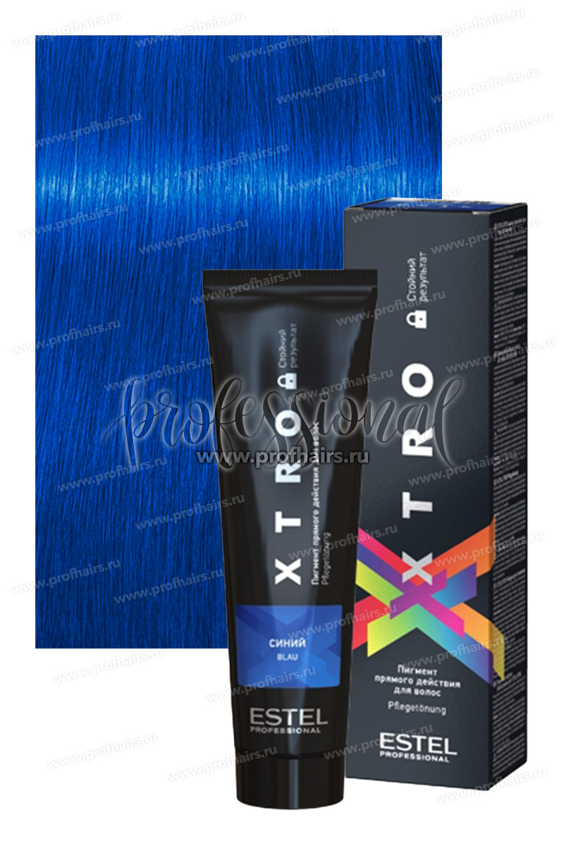 Estel XTRO Пигмент прямого действия для волос Синий 100 мл.