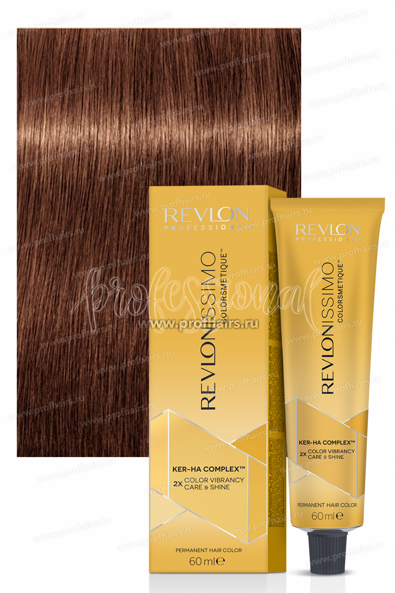 Revlon Revlonissimo Colorsmetique тон 6.34 Темный блондин золотисто-медный