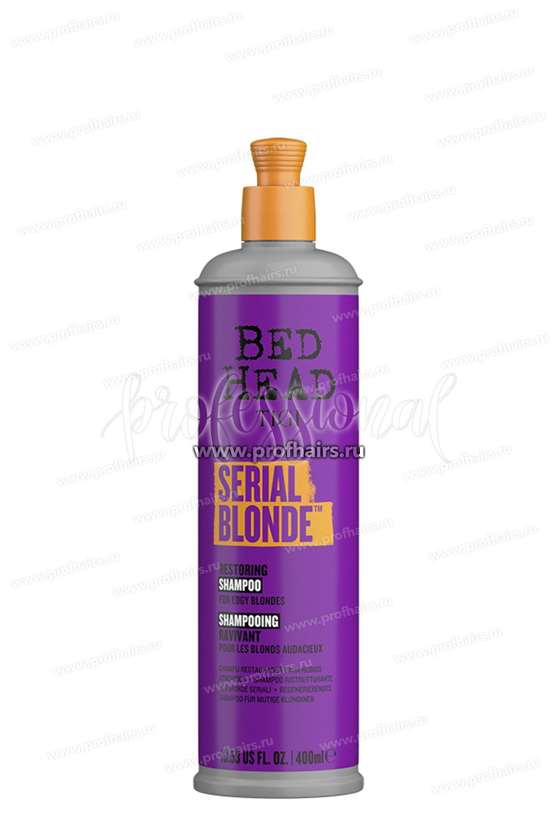 TIGI Bed Head Serial Blonde Восстанавливающий шампунь для блондинок 400 мл.