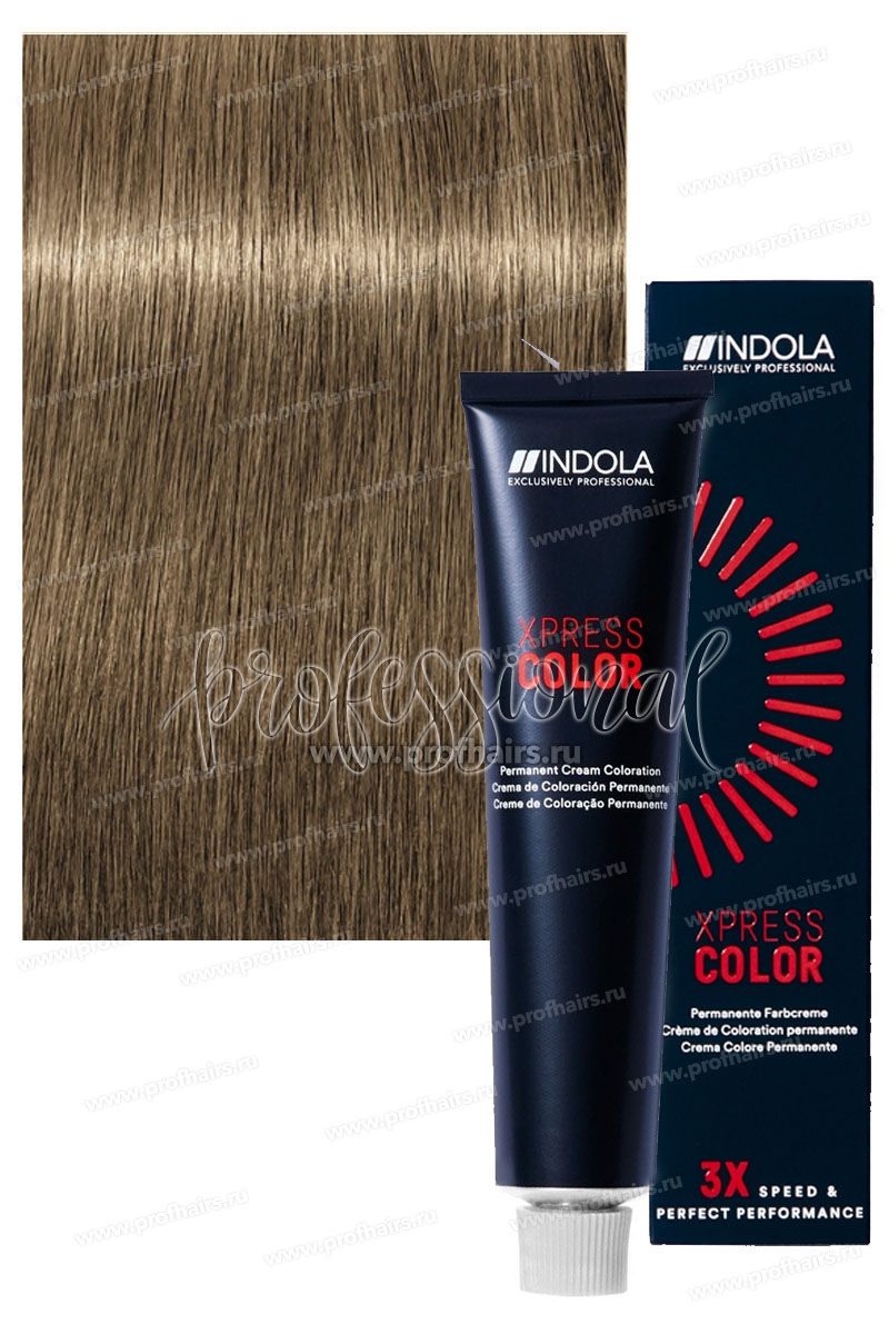 Indola Xpress Color 8.00 Светлый русый интенсивный натуральный 60 мл.