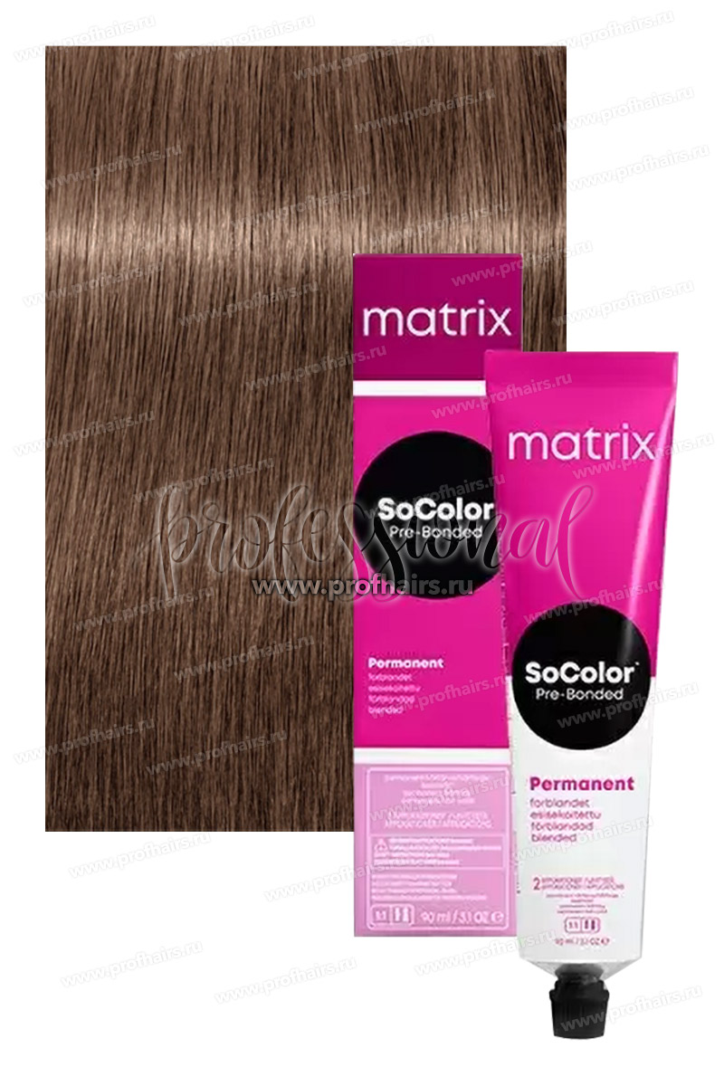 Matrix SoColor Pre-Bonded 8M Светлый блондин мокка 90 мл.