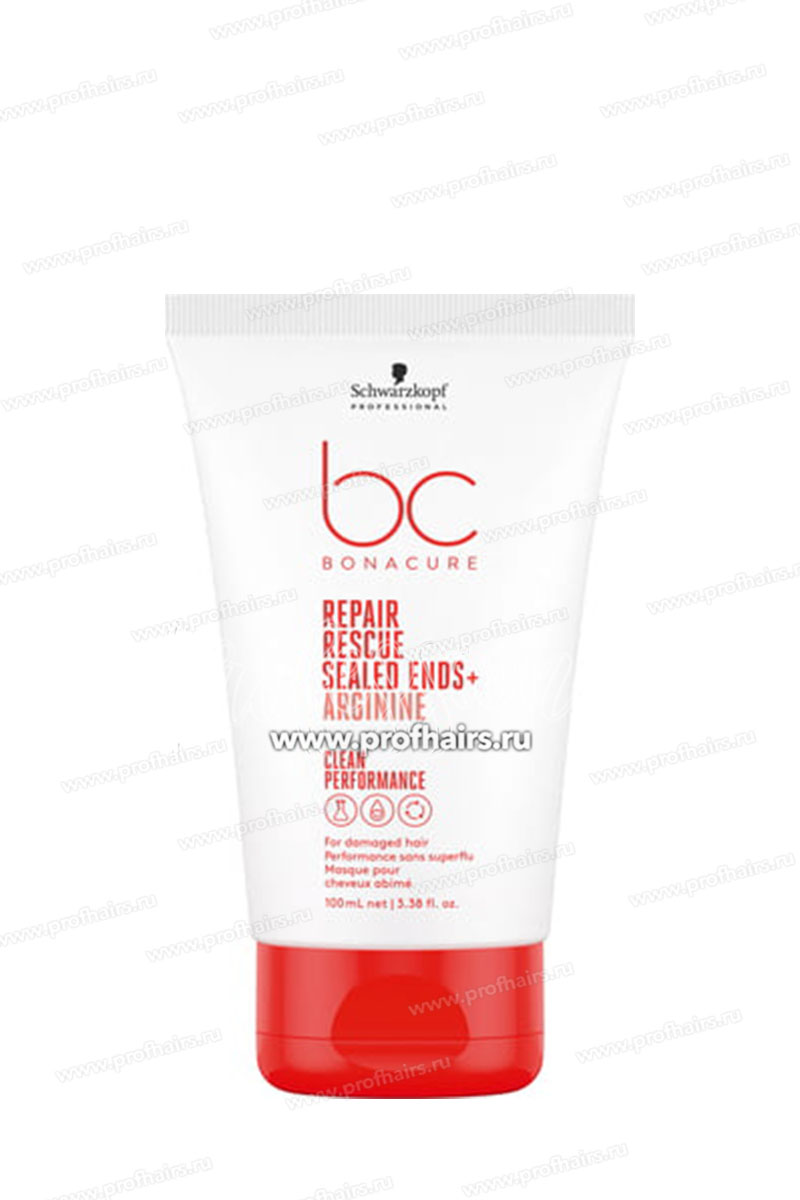 Schwarzkopf Bonacure Clean Performance Repair Rescue Arginine Sealed Ends Сыворотка для секущихся кончиков 100 мл.