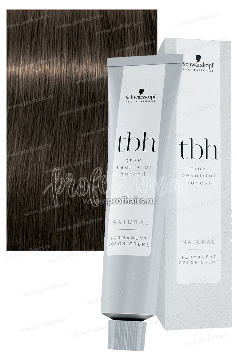 Schwarzkopf TBH Natural 6-06 Темный русый натуральный шоколадный 60 мл.