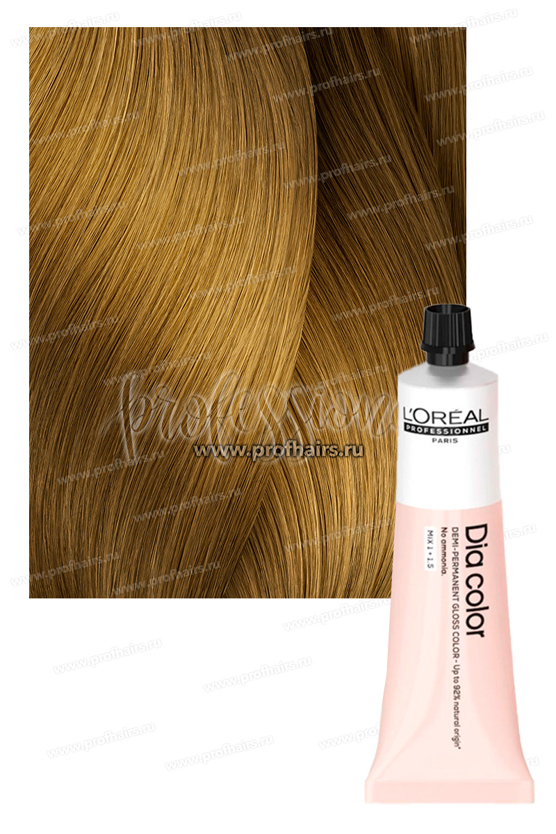 L'Oreal Dia Color Краситель-блеск демиперманентный 8.33 Светлый блондин интенсивный золотистый 60 мл.