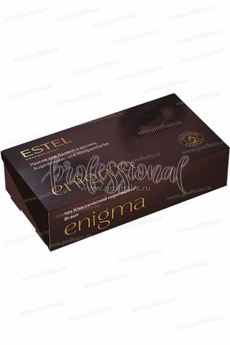Estel Enigma Краска для бровей и ресниц Классический коричневый (набор)