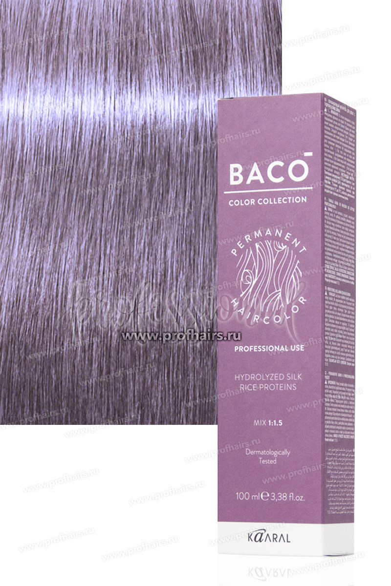 Kaaral Baco Стойкая краска для волос  9.22 Очень светлый блондин интенсивно-фиолетовый 100 мл.