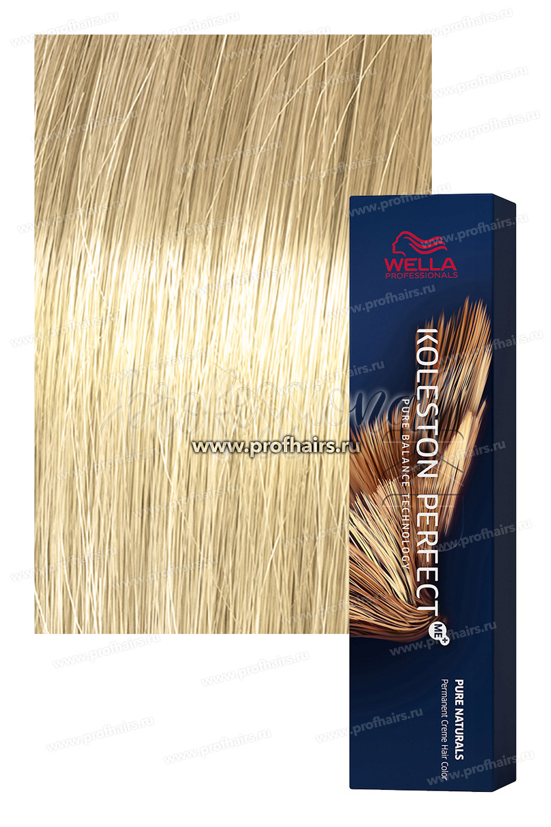 Wella Koleston Pure Natural 10/03 Яркий блонд натуральный золотистый Пшеница 60 мл.