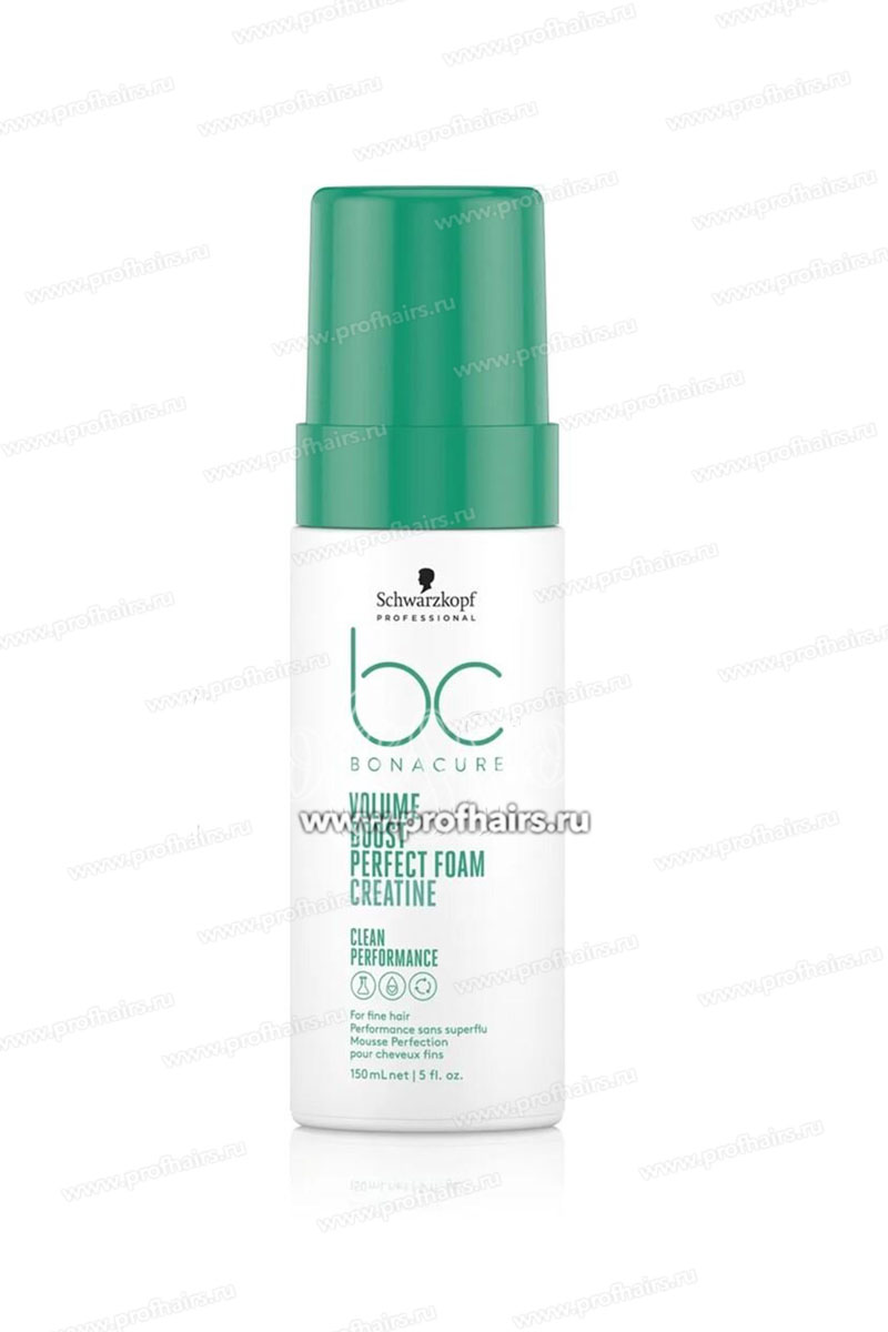 Schwarzkopf Bonacure Clean Performance Volume Boost Perfect Foam Кондиционирующий мусс для тонких и нормальных волос 150 мл.