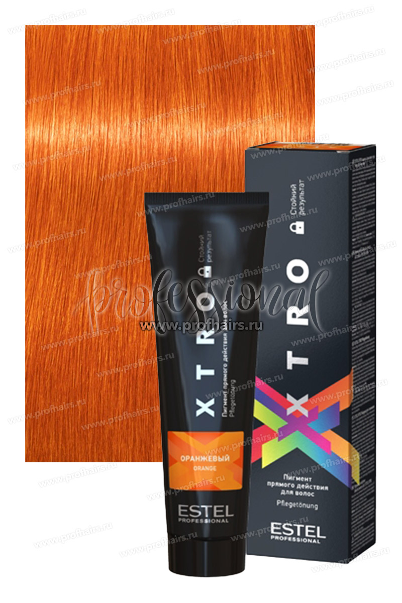 Estel XTRO Пигмент прямого действия для волос Оранжевый 100 мл.