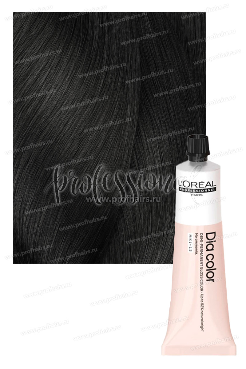 L'Oreal Dia Color Краситель-блеск демиперманентный 3 Темный шатен 60 мл.