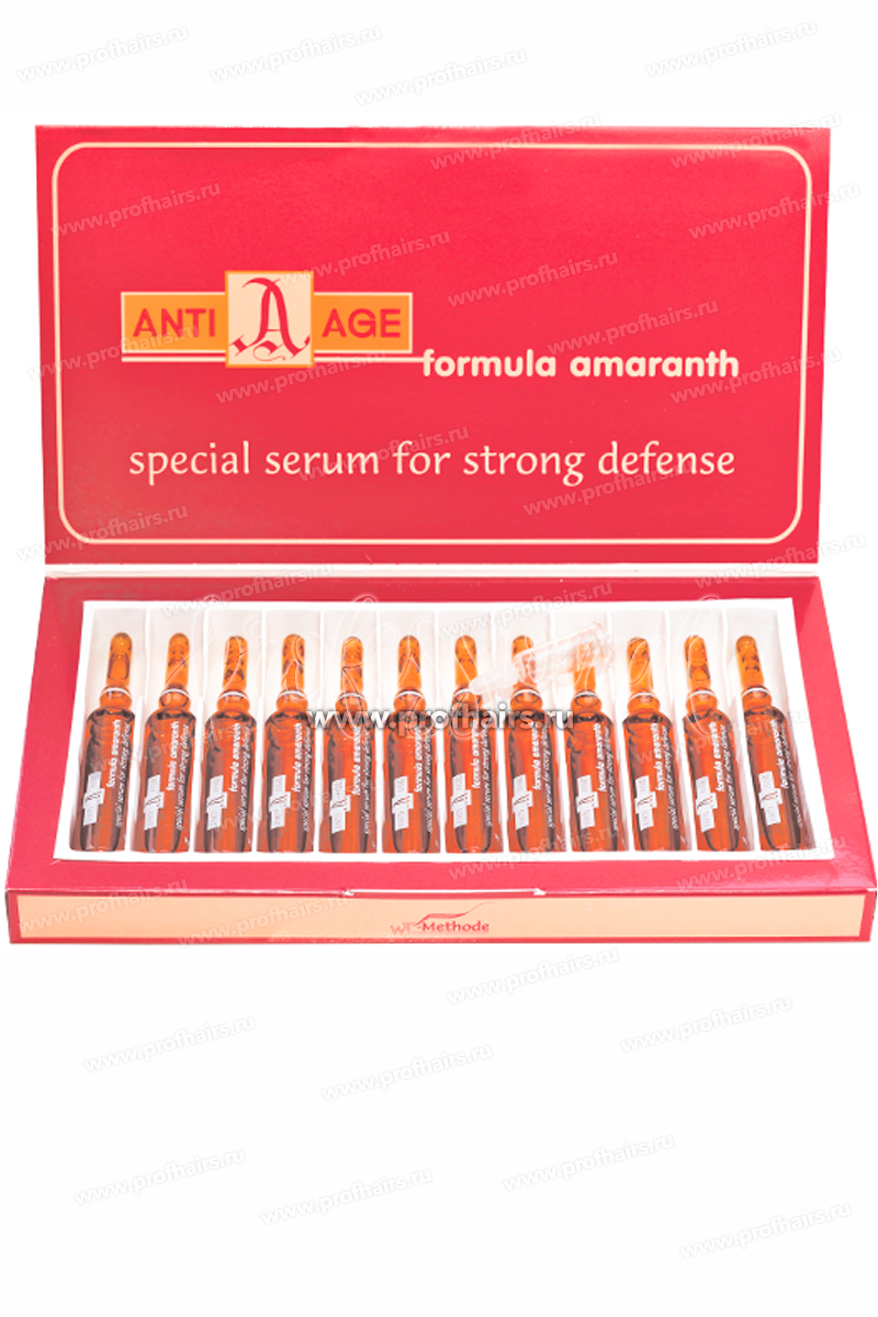 WT-Methode  Anti-Age Formula Amaranth Средство для укрепления волос и замедления процесса старения 12*10 мл.
