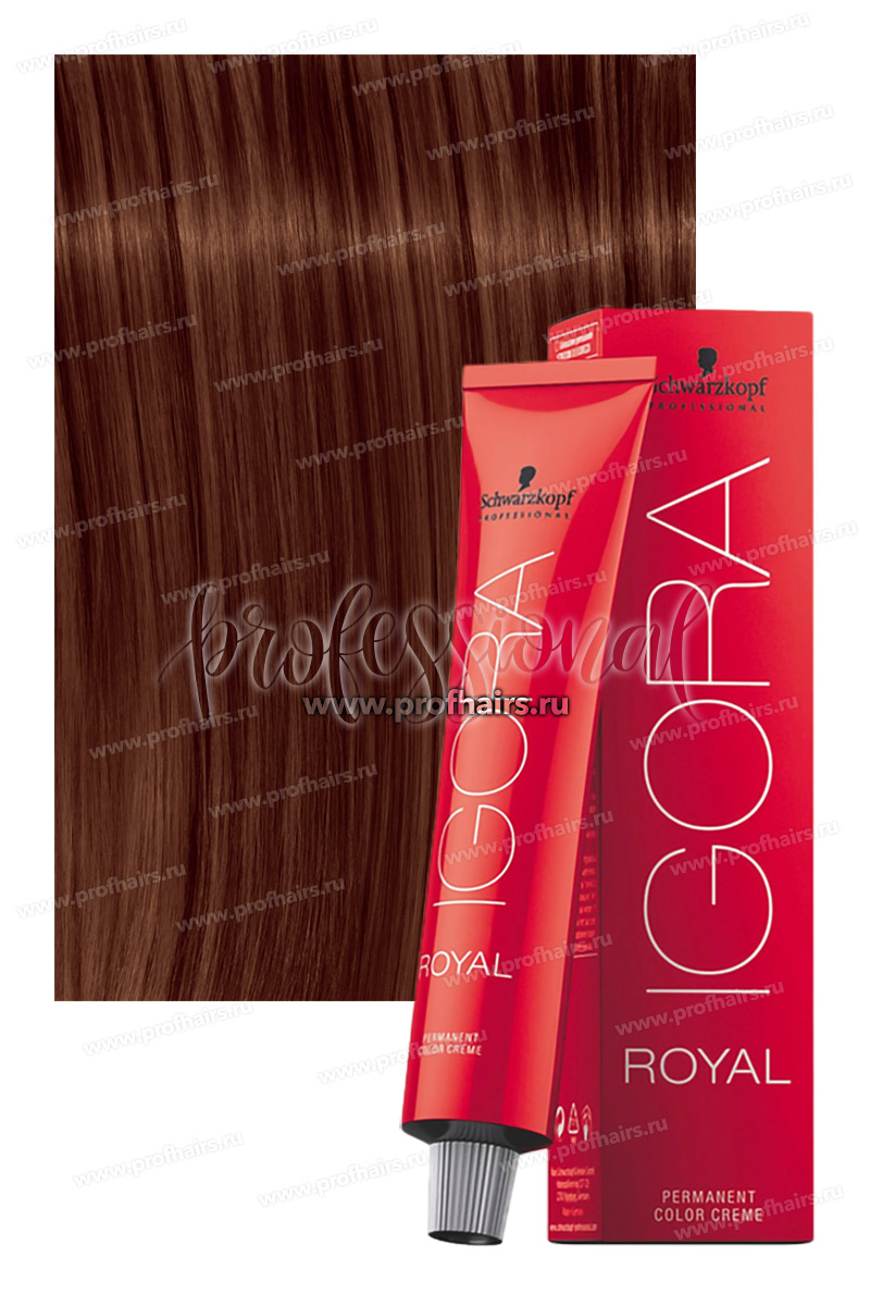 Schwarzkopf Igora Royal NEW 5-7 Краска для волос Светлый коричневый медный 60 мл.