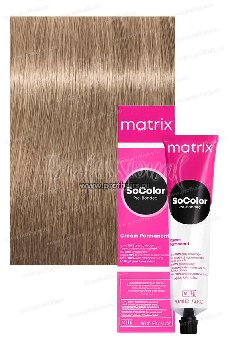 Matrix SoColor Pre-Bonded 10N/10.0 Очень-очень светлый блондин 90 мл.