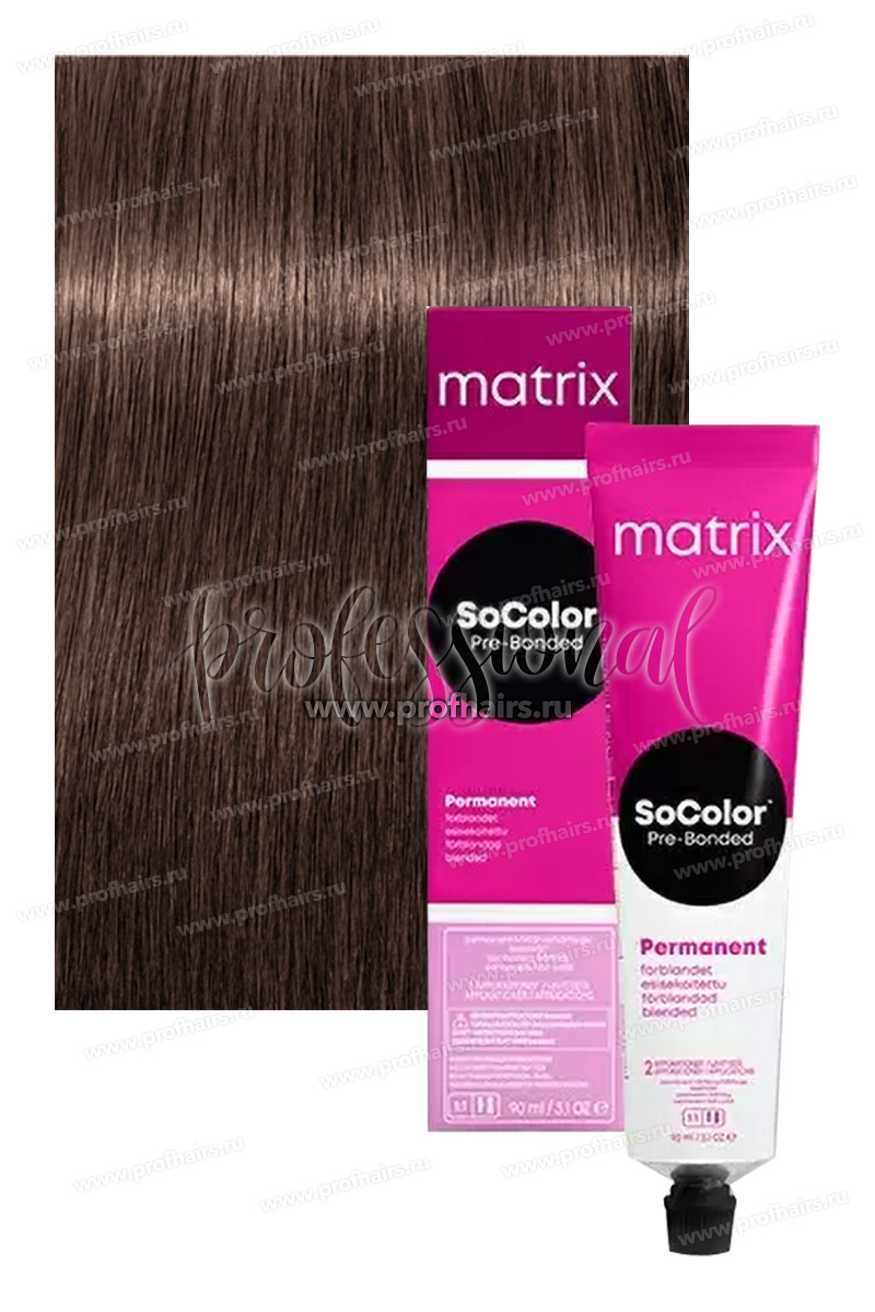 Matrix SoColor Pre-Bonded 7AV Блондин пепельно-перламутровый 90 мл.