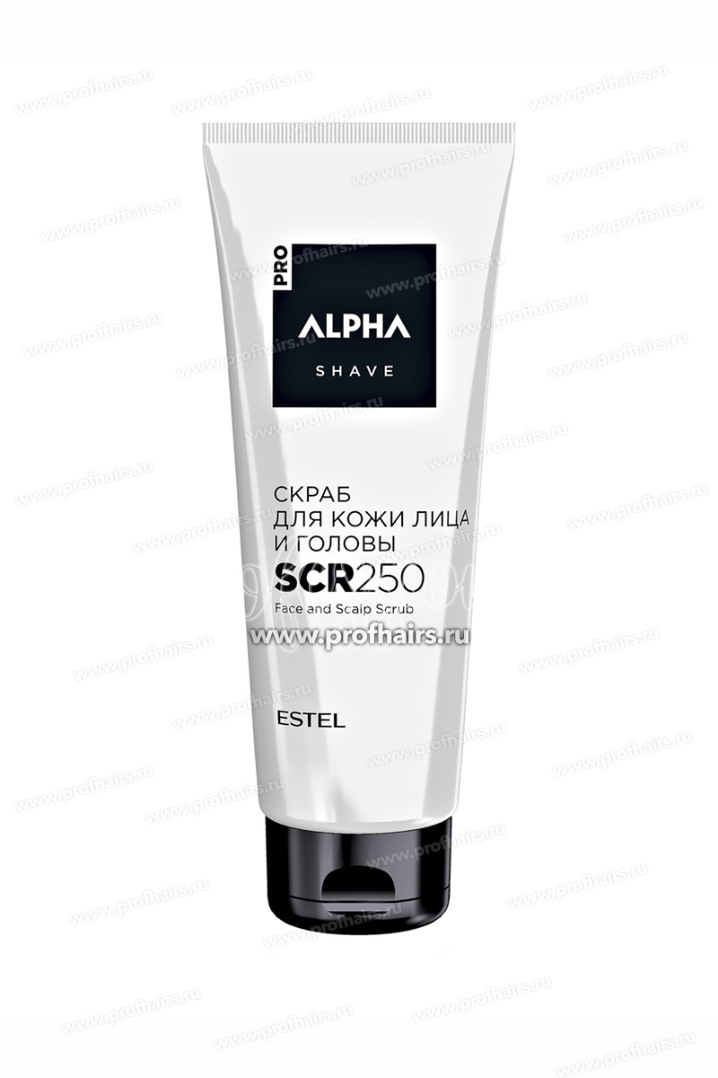 Estel Alpha Homme Скраб для кожи лица и головы 250 мл.