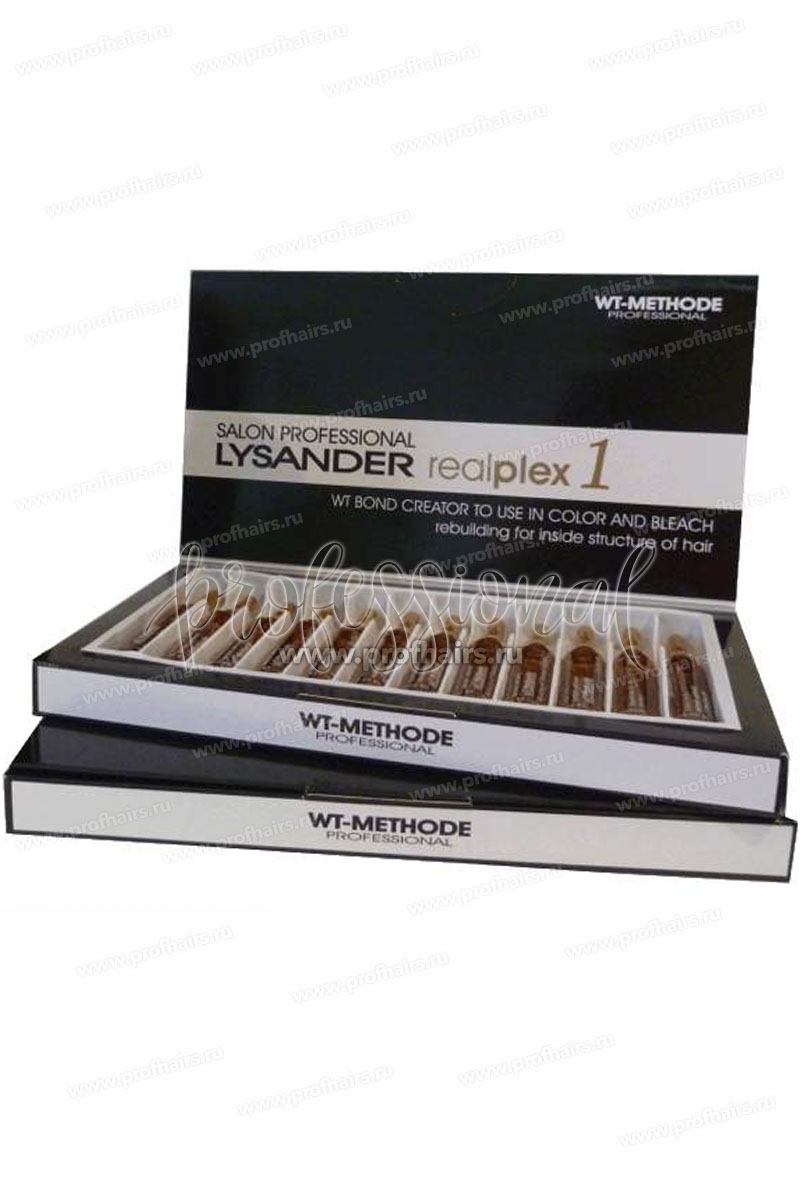 WT-Methode Salon Professional Lysander Realplex Phase 1 Восстановитель структуры волос Упаковка 12*10 мл.