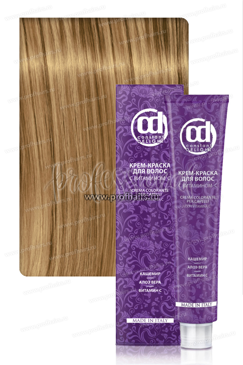 Constant Delight Крем-краска для волос с витамином С 9/65 Блондин шоколадно-золотистый 100 мл.