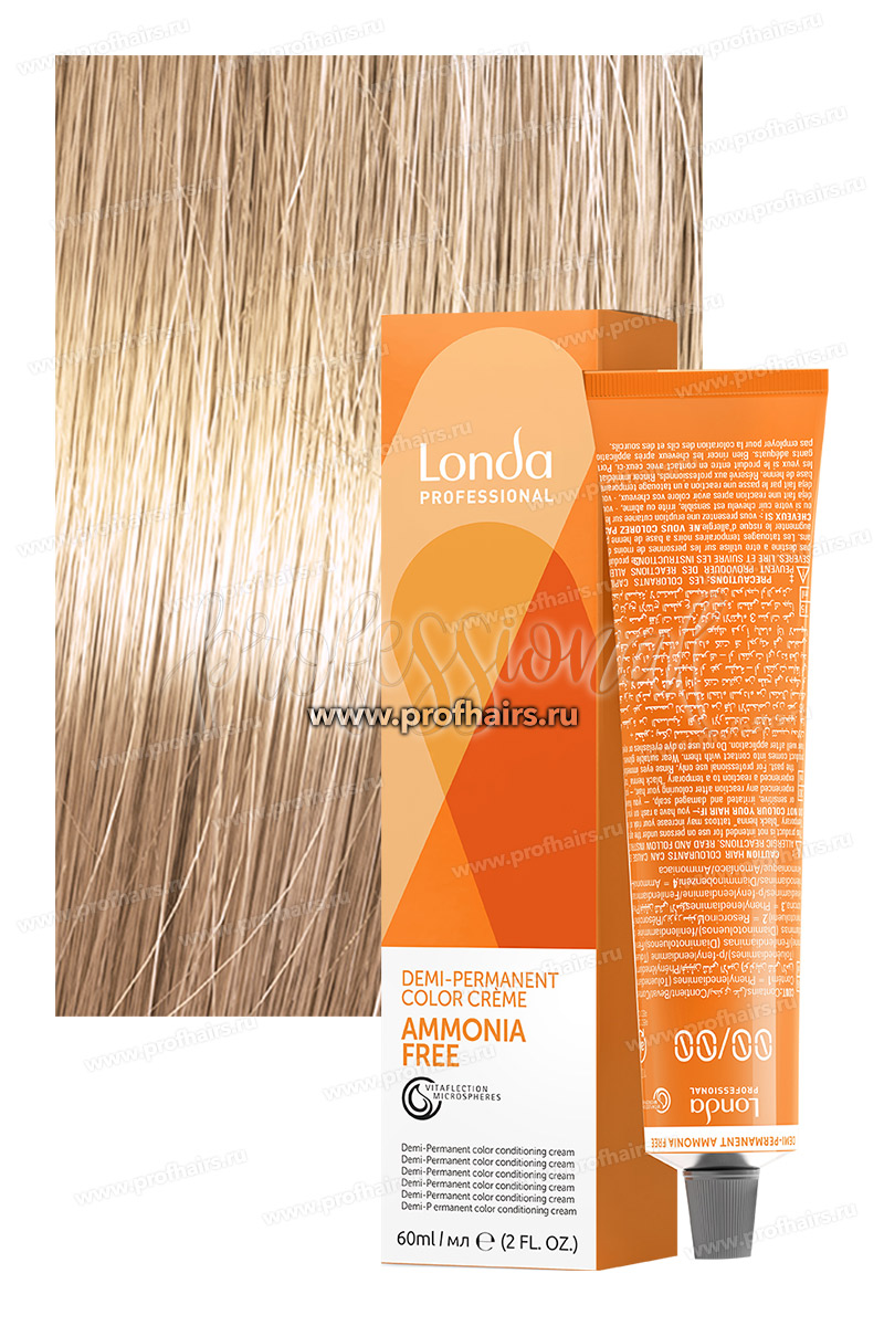 Londa Ammonia-Free 9/96 Пудровый розовый Интенсивное тонирование 60 мл.