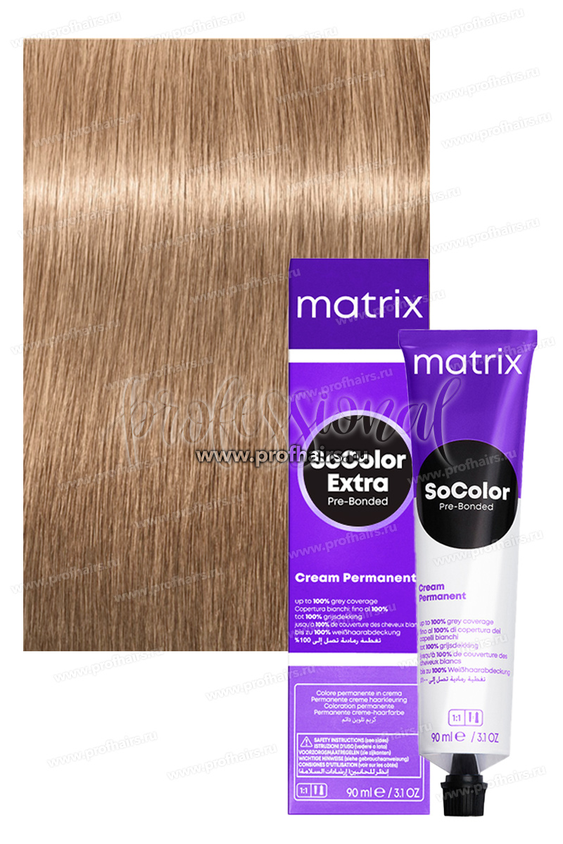 Matrix SoColor Pre-Bonded 509G/9.3 Очень светлый блондин золотистый 90 мл.